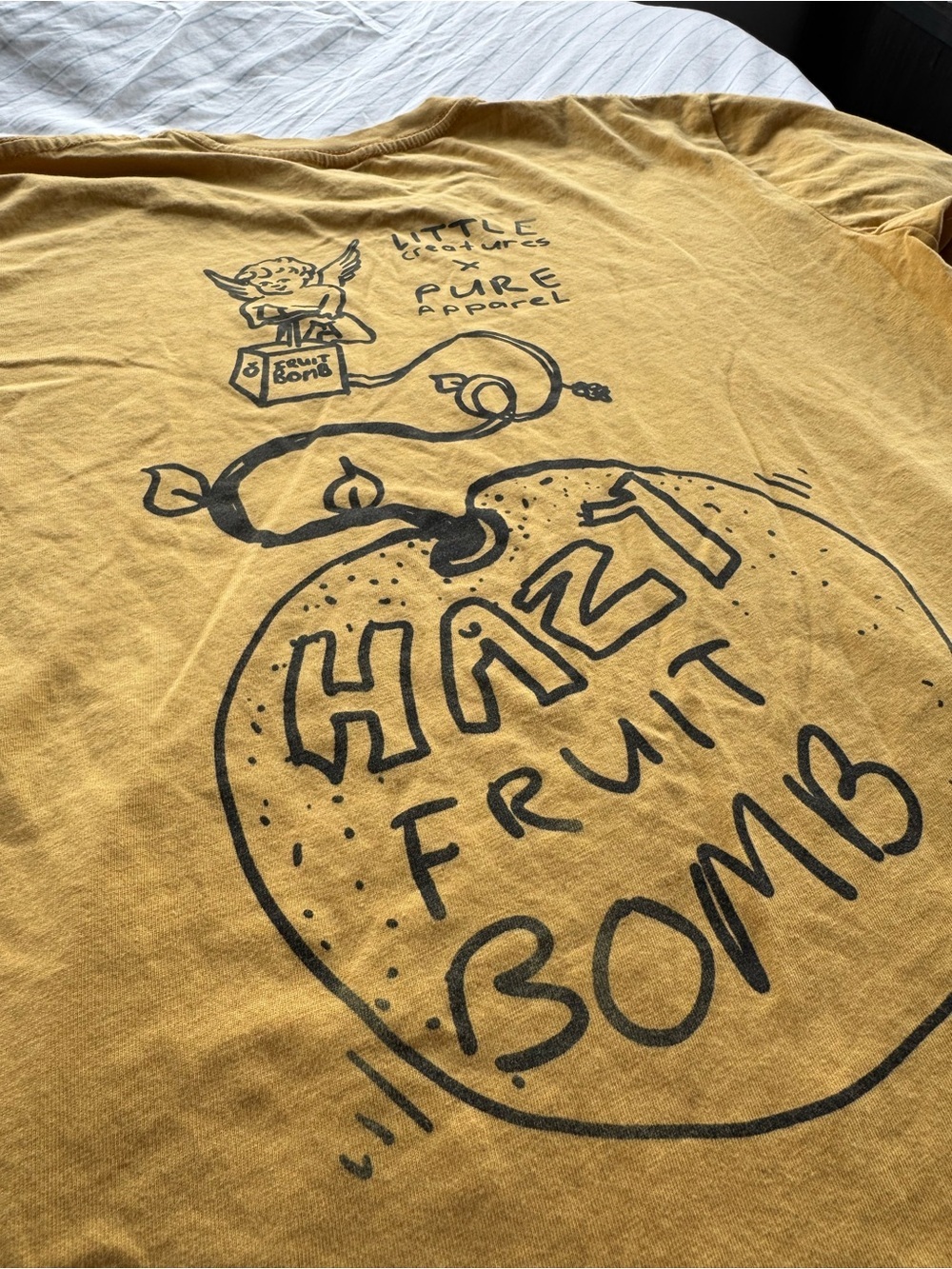 Hazy IPA Graphic Tee - Mustard Yellow - Picture 5 of 5